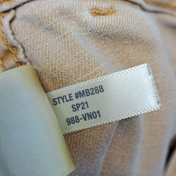 Madewell Jeans Womens 27 Cargo Carpenter Canvas Brown mb288 - Picture 8 of 9